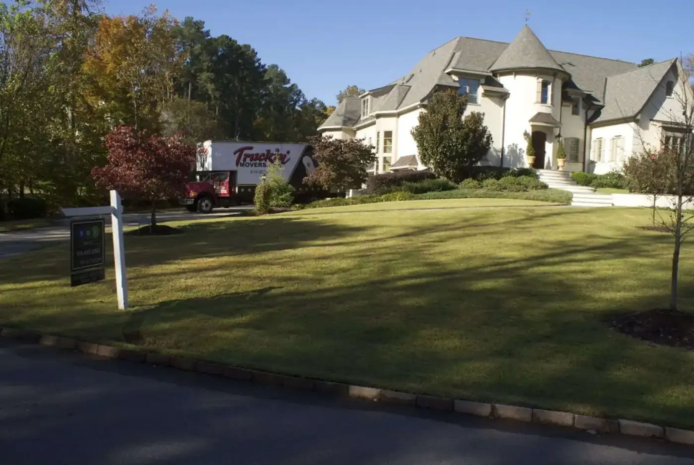 For-sale sign in front of a North Carolina home